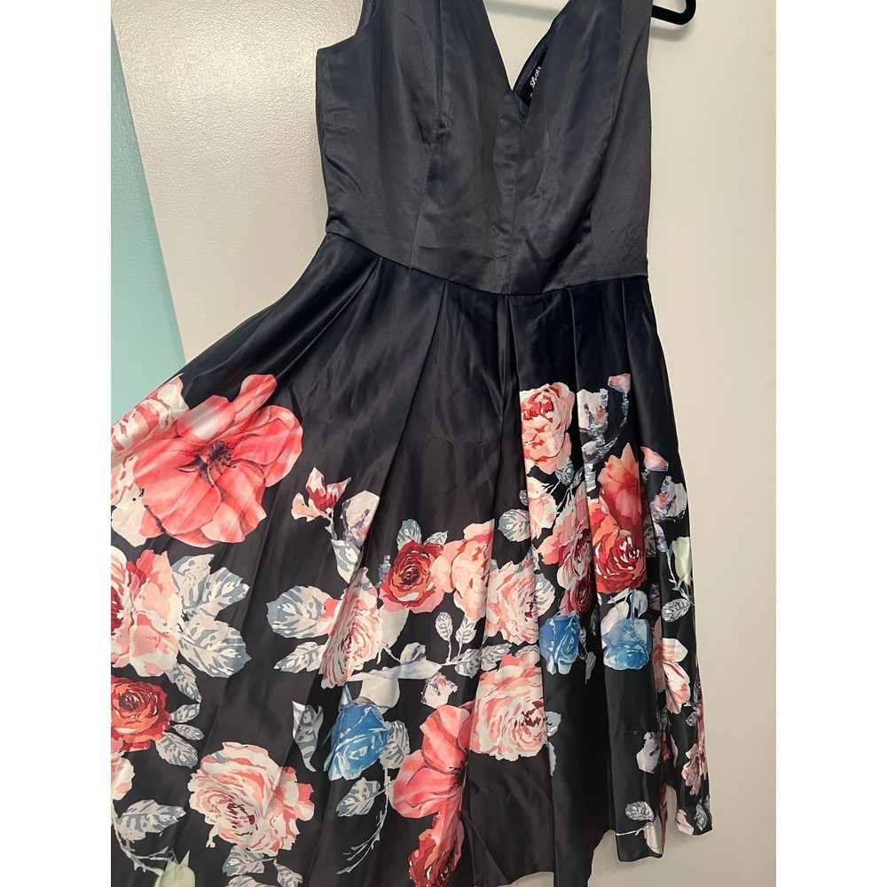 Lulu’s midi dress cocktail floral lightweight Anything Floral You XL - Picture 5 of 12